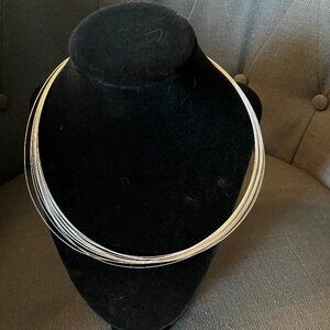 Sterling Silver Collar Necklace